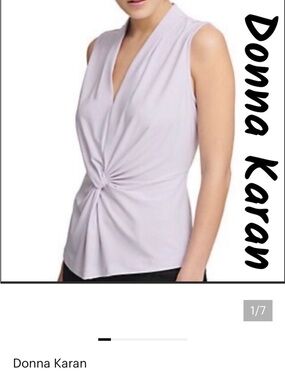 Donna Karan Beautiful Sleeveless Designer Top
